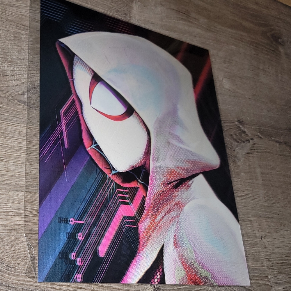 Spiderverse 3D Holographic Lenticular Poster
